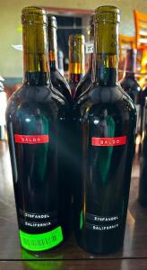 DESCRIPTION (4) BOTTLES OF SALDO ZINFANDEL CALIFORNIA THIS LOT IS: SOLD BY THE PIECE LOCATION ROOM 1 QTY 4