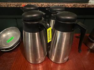 DESCRIPTION (4) INSULATED BEVERAGE DECANTERS THIS LOT IS: SOLD BY THE PIECE LOCATION ROOM 1 QTY 4