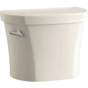 WELLWORTH SINGLE FLUSH TOILET TANK IN ALMOND