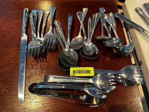 DESCRIPTION (1) LOT OF ASSORTED UTENSILS. THIS LOT IS: ONE MONEY LOCATION ROOM 1 QTY 1