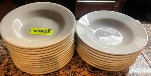 DESCRIPTION (20) 8.5" CHINA BOWLS THIS LOT IS: SOLD BY THE PIECE LOCATION KITCHEN QTY 20