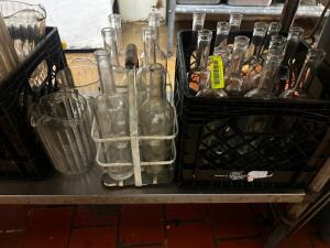 DESCRIPTION (12) 750 ML GLASS BOTTLES THIS LOT IS: ONE MONEY LOCATION KITCHEN QTY 1