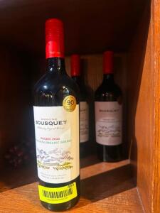 DESCRIPTION (3) BOTTLES OF DOMAINE BOUSQUET MALBEC 2023 THIS LOT IS: SOLD BY THE PIECE LOCATION BAR QTY 3