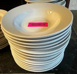 DESCRIPTION (12) 9" CHINA BOWLS SIZE 9" THIS LOT IS: SOLD BY THE PIECE LOCATION BASEMENT 1 QTY 12