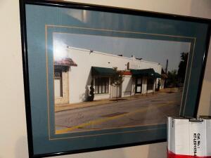 DESCRIPTION FRAMED PRINT LOCATION OFFICE HALL QTY 1