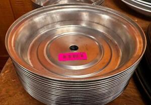 DESCRIPTION (16) STAINLESS PLATE COVERS. THIS LOT IS: SOLD BY THE PIECE LOCATION ROOM 3 QTY 16