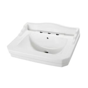 SERIES 1930 PEDESTAL SINK BASIN IN WHITE