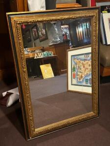 DESCRIPTION: FRAMED MIRROR SIZE: 30" X 42" LOCATION: ROOM 3 THIS LOT IS: ONE MONEY QTY: 1