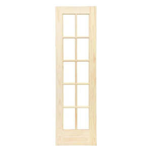 SET OF CLEAR PINE INTERIOR FRENCH DOOR