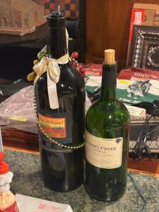 DESCRIPTION: VINTAGE WINE BOTTLES LOCATION: ROOM 3 THIS LOT IS: ONE MONEY QTY: 1