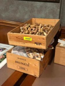 DESCRIPTION: LARGE COLLECTION OF WINE CORKS LOCATION: ROOM 3 THIS LOT IS: ONE MONEY QTY: 1