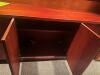 DESCRIPTION: 6 FT. HARDWOOD CREDENZA SIZE: 6' X 21" LOCATION: BANQUET ROOM THIS LOT IS: ONE MONEY QTY: 1 - 4