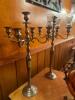 DESCRIPTION: (2) - VINTAGE CANDLE STICKS LOCATION: BANQUET ROOM THIS LOT IS: ONE MONEY QTY: 1 - 2