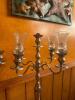 DESCRIPTION: (2) - VINTAGE CANDLE STICKS LOCATION: BANQUET ROOM THIS LOT IS: ONE MONEY QTY: 1 - 4