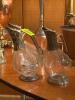 DESCRIPTION: (3) - VINTAGE WINE DECANTERS LOCATION: BANQUET ROOM THIS LOT IS: SOLD BY THE PIECE QTY: 3 - 2