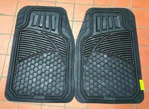 (2) AUTOMOTIVE RUBBER FLOOR MATS