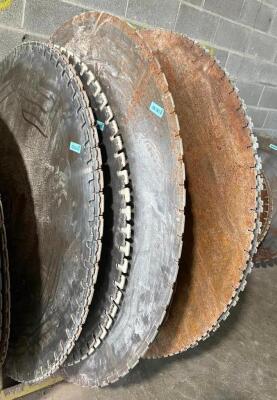 (2) 60" CONCRETE SAW BLADES