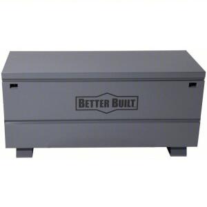 DESCRIPTION: (1) CHEST STYLE JOBSITE BOX BRAND/MODEL: BETTER BUILT/2060-BB INFORMATION: GREY, PADLOCKABLE RETAIL$: $852.52 SIZE: 24" X 28" X 60", 20 C