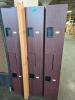 DESCRIPTION: (3) DOUBLE TIER DESIGNER WOOD LOCKERS BRAND/MODEL: SALSBURY RETAIL$: $360.62/EA SIZE: 12" X 15" X 72" QTY: 1 - 2