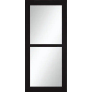 TRADEWINDS BLACK FULL VIEW UNIVERSAL HINGE ALUMINUM STORM DOOR