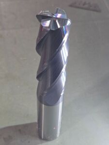 DESCRIPTION: (1) SOLID CARBIDE CORNER RADIUS END MILL BRAND/MODEL: TITAN USA TC74672 SIZE: 1" DIA 3" LOC 0.1250 RETAIL$: $378.20 QTY: 1