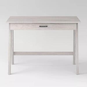 PAULO WOOD WRITING DESK WITH DRAWER