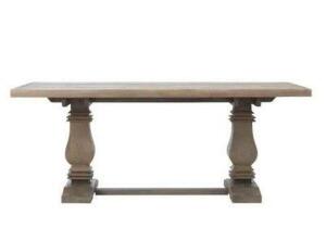 ALDRIDGE ANTIQUE GREY RECTANGULAR DINING TABLE