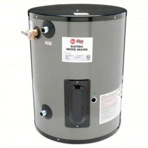 DESCRIPTION: (1) POINT OF USE ELECTRIC WATER HEATER BRAND/MODEL: RHEEM-RUUD #3CFG4 INFORMATION: 208V, 3,000 W, SINGLE PHASE, 25.12 IN HT SIZE: 19.9 GA