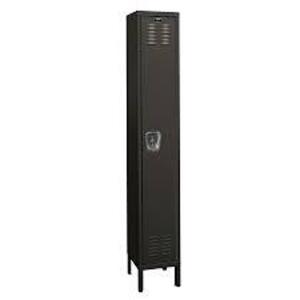 DESCRIPTION: (1) PREMIUM LOCKER BRAND/MODEL: HALLOWELL INFORMATION: BLACK, SINGLE TIER SIZE: 12" W X 12" D X 78"H RETAIL$: $237.86 EA QTY: 1