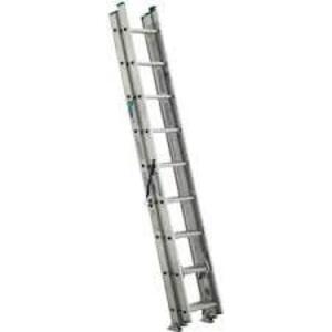 DESCRIPTION: (1) 3 SECTION COMPACT EXTENSION LADDER BRAND/MODEL: WERNER #DI224-3 INFORMATION: ALUMINUM SIZE: 27' RETAIL$: $269.00 EA QTY: 1