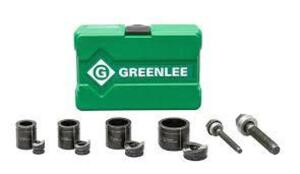 DESCRIPTION: (1) MANUAL KNOCKOUT SET BRAND/MODEL: GREENLEE SIZE: 1-2" - 1-1/4" RETAIL$: $227.99 EA QTY: 1