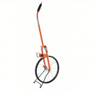 DESCRIPTION: (1) MEASURING WHEEL, SINGLE WHEEL BRAND/MODEL: KERSON #2UJZ2 INFORMATION: ORANGE SIZE: 4' WHEEL CIRCUMFERENCE RETAIL$: $200.48 EA QTY: 1