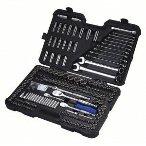 DESCRIPTION: (1) MASTER TOOL SET BRAND/MODEL: WESTWARD #440A57 INFORMATION: BLACK CARRY CASE, SAE AND METRIC, 204 PIECES RETAIL$: $329.30 EA QTY: 1