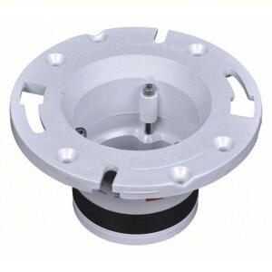 DESCRIPTION: (3) TOILET FLANGE BRAND/MODEL: OATEY #43539 INFORMATION: CAST IRON, PVC REPLACEMENT SIZE: 4" RETAIL$: $35.97 EA QTY: 3