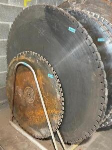 (2) 54" CONCRETE SAW BLADES