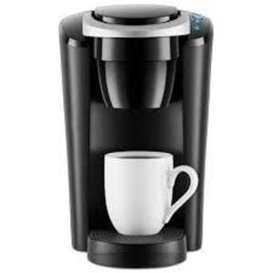 DESCRIPTION: (1) COFFEE MAKER BRAND/MODEL: KEURIG K-COMPACT INFORMATION: BLACK RETAIL$: $80.00 EA QTY: 1