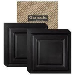 DESCRIPTION: (3) PACKS OF (12) CEILING TILE BRAND/MODEL: GENESIS ICON #75407 INFORMATION: BLACK SIZE: 2X2X1/8 RETAIL$: $155.95 EA QTY: 3