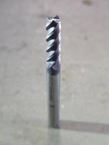 DESCRIPTION: (4) CARBIDE CORNER RADIUS END MILL BRAND/MODEL: ACCUPRO 19251040 SIZE: 3/16" DIA 5/8" LOC 0.0150" RAD RETAIL$: $126.56 QTY: 4