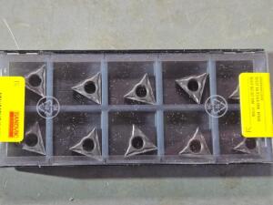 DESCRIPTION: (20) CARBIDE TURNING INSERTS BRAND/MODEL: SANDVIK COROMANT TCGT32.51-UM H10A RETAIL$: $546.00 QTY: 20