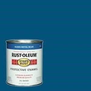 DESCRIPTION: (1) PROTECTIVE ENAMEL BRAND/MODEL: RUST-OLEUM INFORMATION: GLOSS ROYAL BLUE SIZE: 1 QT RETAIL$: $32.96 EA QTY: 1