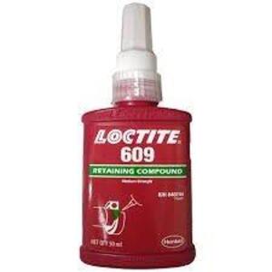 DESCRIPTION: (4) RETAINING COMPOUND BRAND/MODEL: LOCTITE 609 SIZE: 1.69 FL OZ RETAIL$: $62.00 EA QTY: 4