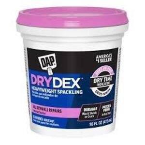 DESCRIPTION: (4) WALL SPACKLING BRAND/MODEL: DAP DRYDEX SIZE: 1PT RETAIL$: $9.48 EA QTY: 4