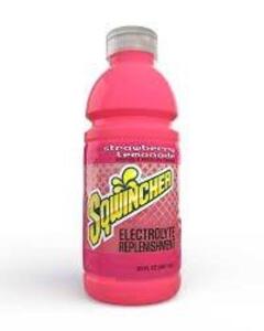 DESCRIPTION: (1) CASE OF (24) SPORTS DRINK BRAND/MODEL: SQWINCHER #12P470 INFORMATION: STRAWBERRY LEMONADE SIZE: 20 OZ RETAIL$: $60.30 EA QTY: 1