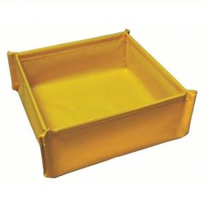 DESCRIPTION: (1) ULTRA-UTILITY TRAY BRAND/MODEL: ULTRATECH #10D418 SIZE: 12 in L x 12 in W, 1.5 gal Spill Capacity, gal., PVC, Yellow, 4 3/4 in Ht RET