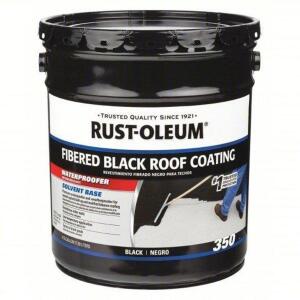 DESCRIPTION: (1) ROOF COATING AND WATERPROOFER BRAND/MODEL: RUST-OLEUM #55ER41 INFORMATION: BLACK SIZE: 5 GALLON RETAIL$: $106.76 EA QTY: 1