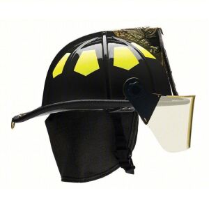 DESCRIPTION: (1) FIRE HELMET BRAND/MODEL: BULLARD #13W088 INFORMATION: BLACK SIZE: 6-1/2 - 8 RETAIL$: $449.90 EA QTY: 1