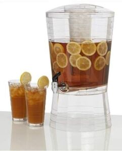 DESCRIPTION: (1) BEVERAGE DISPENSER BRAND/MODEL: CREATIVEWARE INFORMATION: CLEAR SIZE: 3 GALLON RETAIL$: $22.46 EA QTY: 1