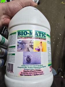 DESCRIPTION: (2) DRAIN MAINTAINER WASTE LIQUEFIER BRAND/MODEL: BIO-MATIC SIZE: 1 GALLON QTY: 2