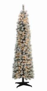 DESCRIPTION: (1) PRE-LIT COLORADO TREE BRAND/MODEL: HOLIDAY TIME INFORMATION: WARM WHITE CLEAR LED SIZE: 7' RETAIL$: $79.00 EA QTY: 1