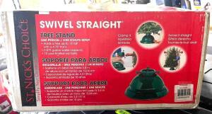 20-IN PLASTIC SWIVEL TREE STAND FOR 10-FT TREE